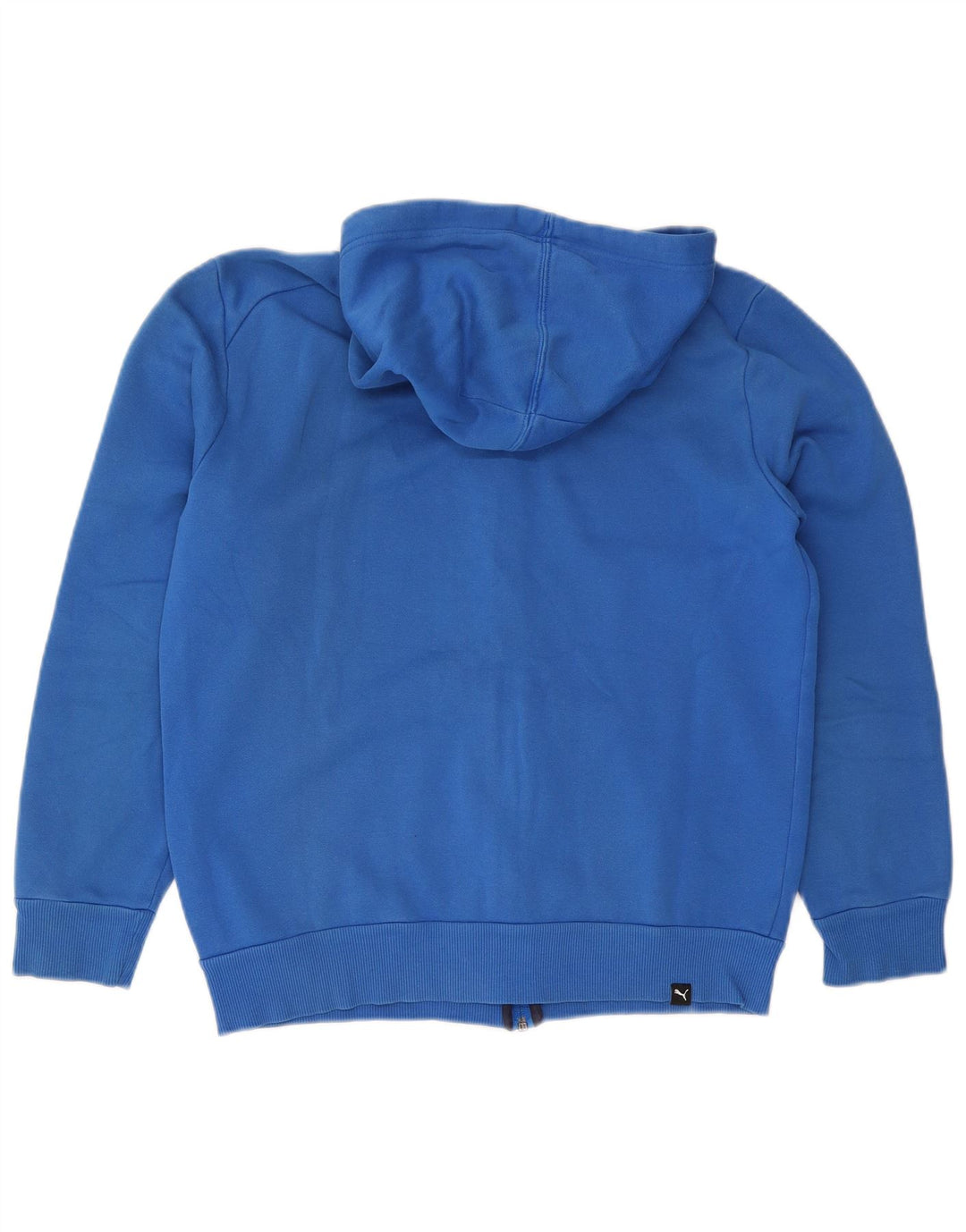 Puma Herren Graphic Zip Hoodie Pullover Kleine blaue Baumwolle
