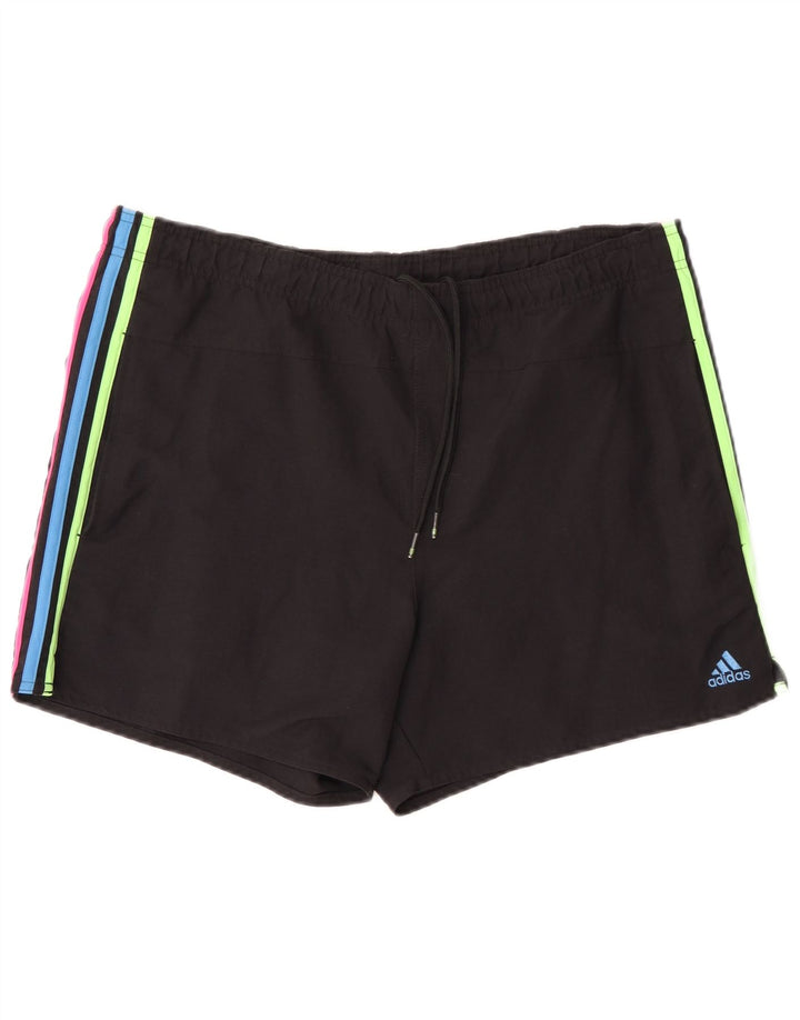 Adidas Herren Sport Shorts Großes schwarzes Nylon