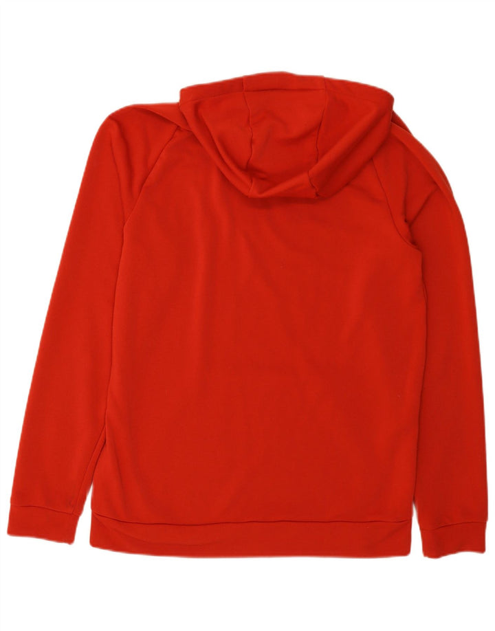 Nike Herren Dri Fit Graphic Kapuzenpullover Mittelorange Polyester