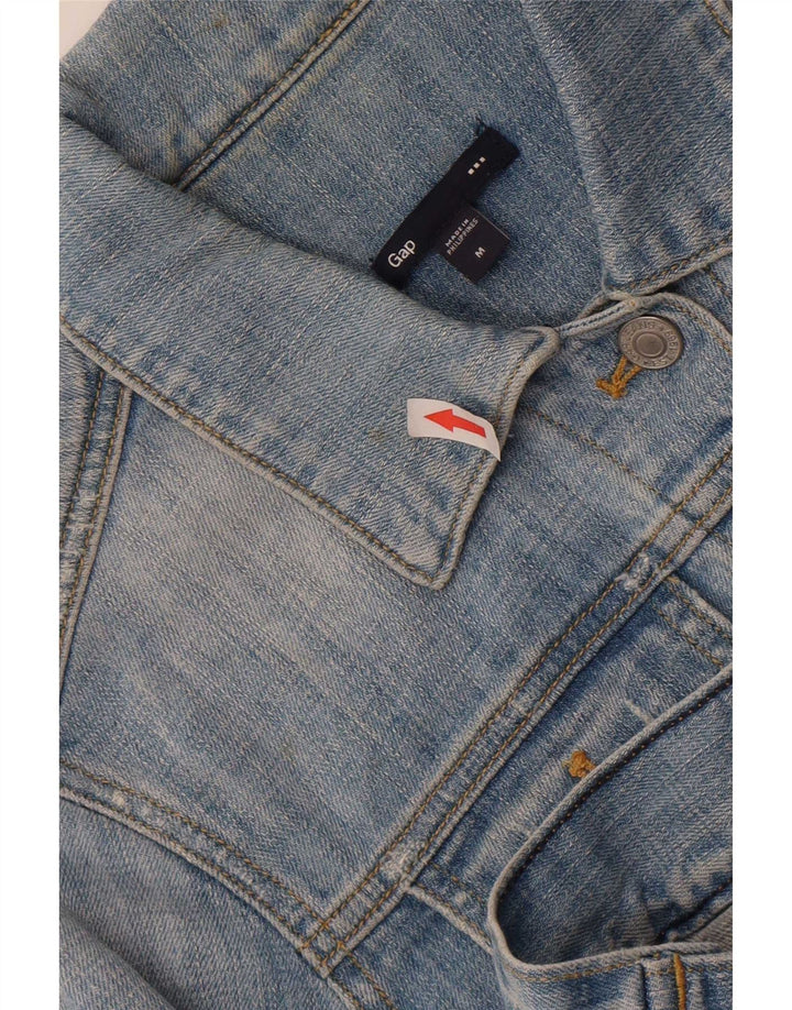 Gap Damen Jeansjacke UK 12 Mittelblaue Baumwolle