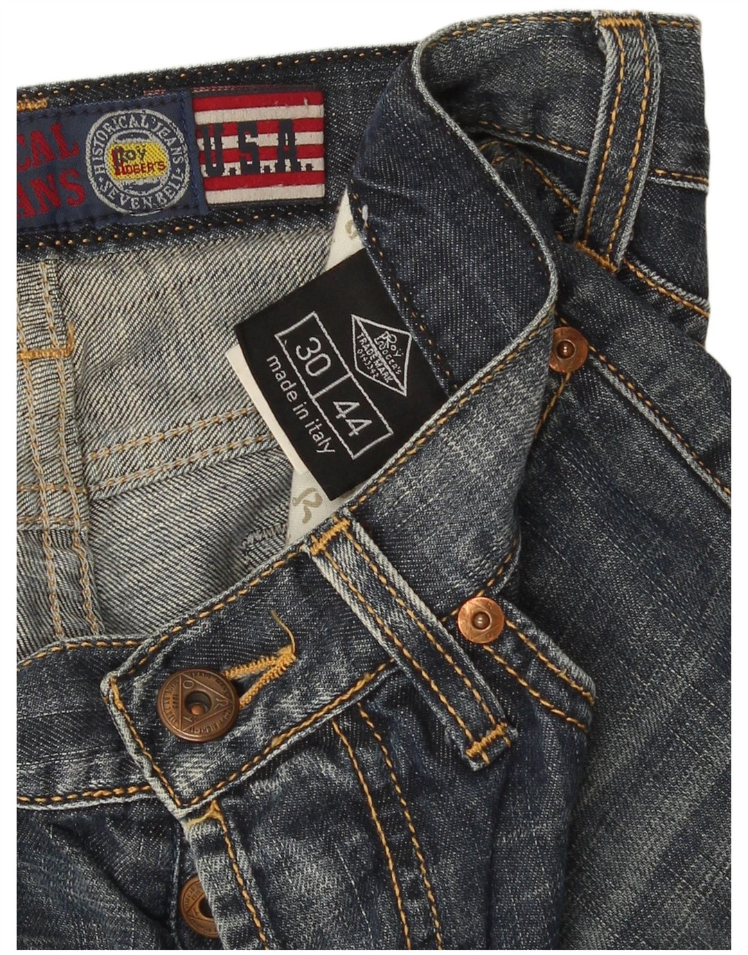 Roy Rogers Damen Jeansshorts IT 44 Medium W30 Blaue Baumwolle