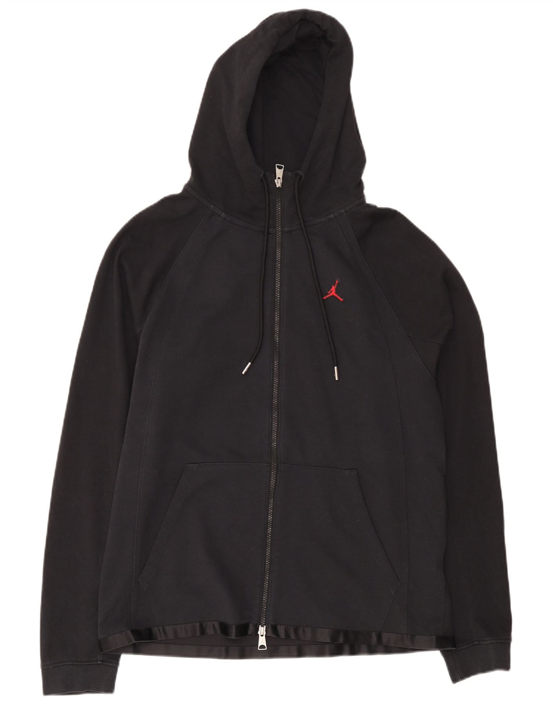 Jordan Herren-Kapuzenpullover mit Reißverschluss, mittlere marineblaue Baumwolle