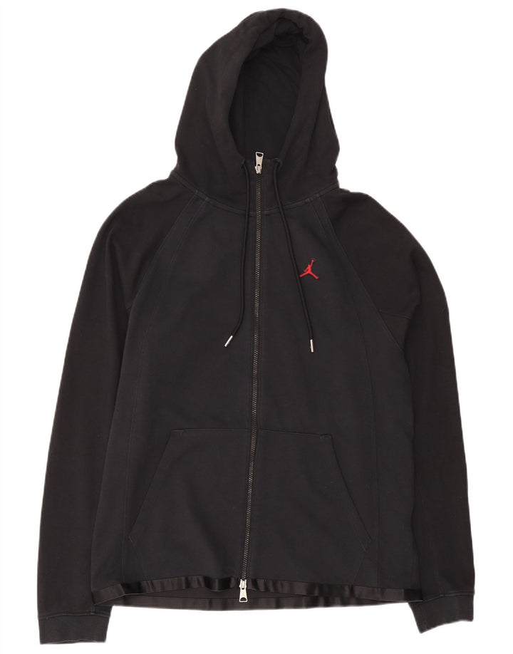 Jordan Herren-Kapuzenpullover mit Reißverschluss, mittlere marineblaue Baumwolle