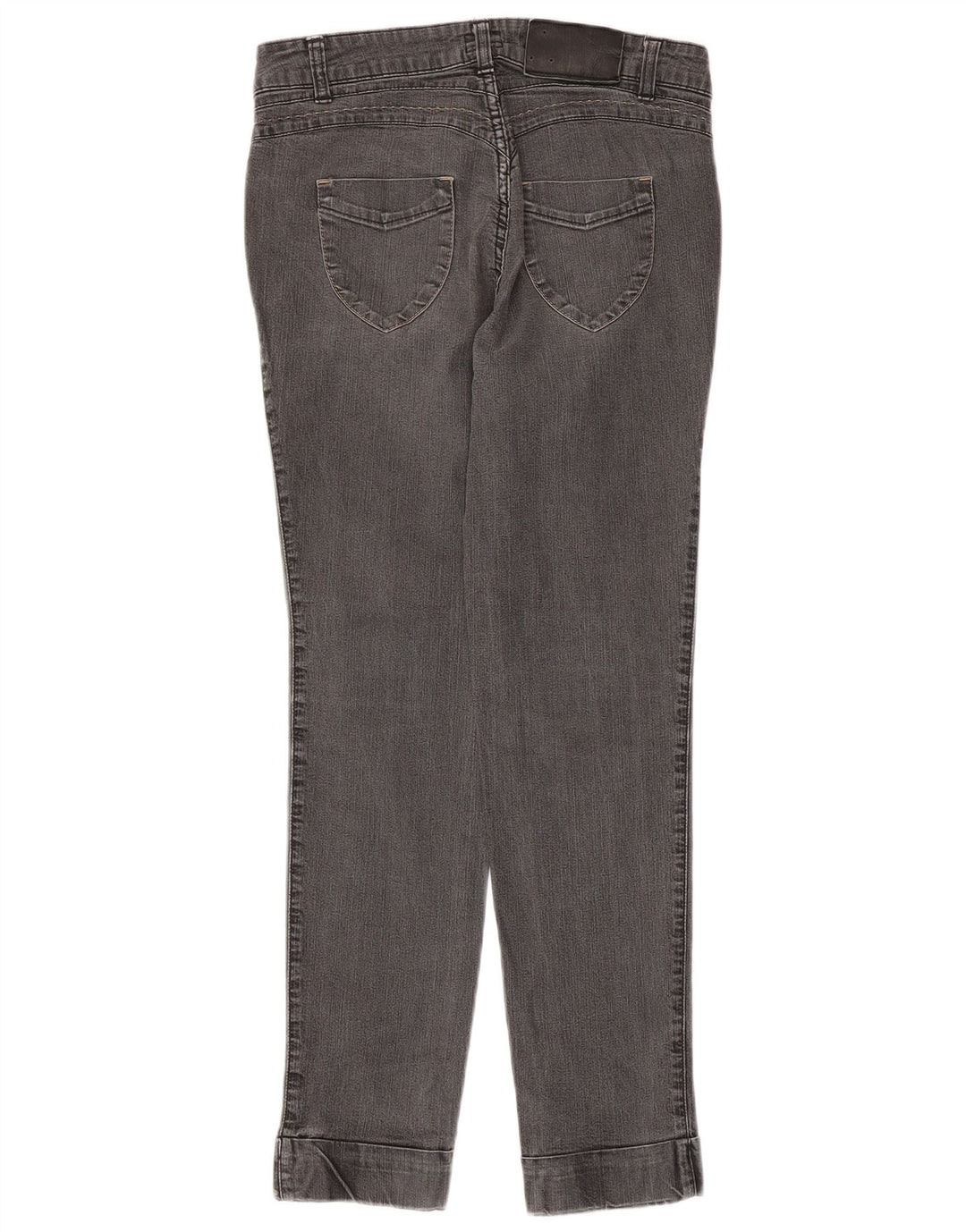 Trussardi Slim-Jeans für Damen, W26, L28, graue Baumwolle