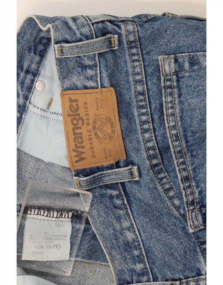 Wrangler Damen Jeansshorts W38 XL Blaue Baumwolle