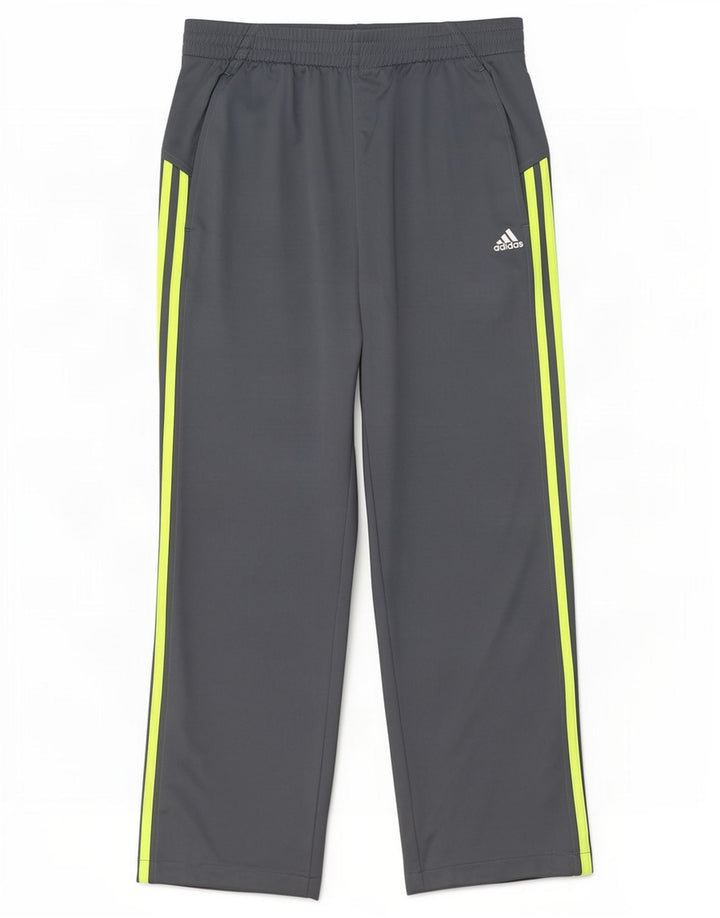 Adidas Damen Trainingshose UK 14/16 Large Grau Polyester
