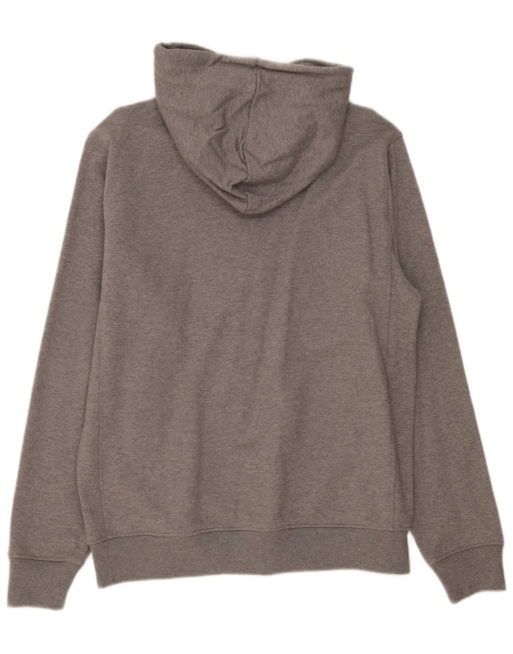 Paul Smith Herren-Kapuzenpullover mit Reißverschluss, groß, graue Baumwolle