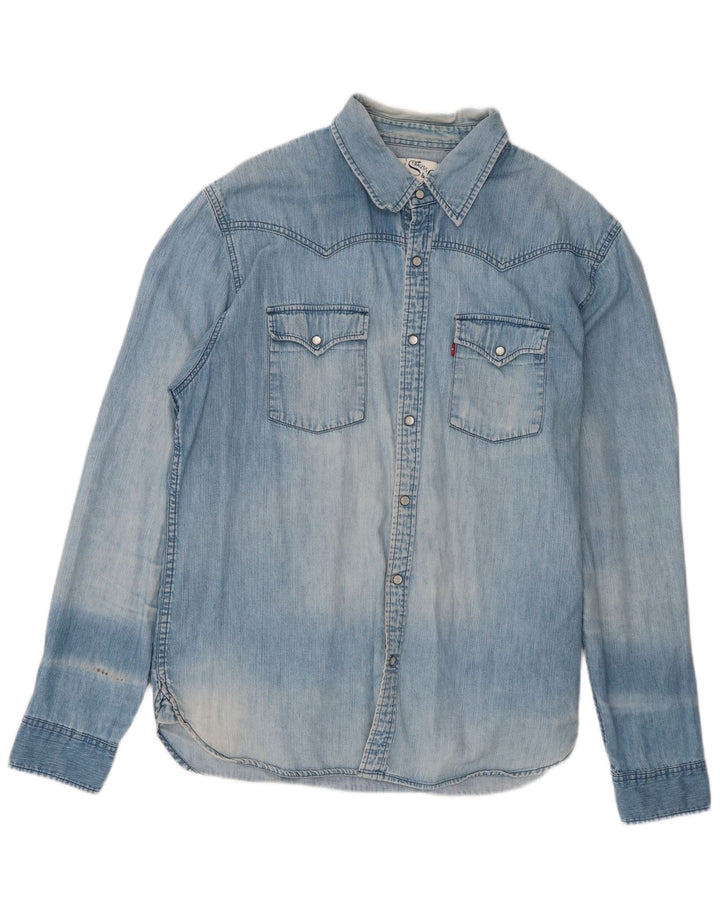 Levi's Herren-Jeanshemd XL aus blauer Baumwolle