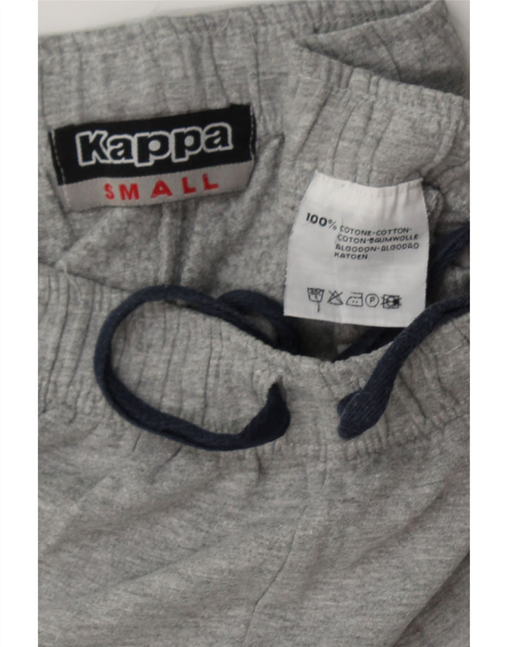 KAPPA Herren-Trainingshose, klein, grau gefleckte Baumwolle