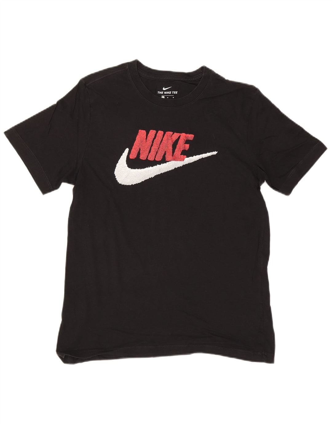 Nike Herren-T-Shirt mit Grafik, mittelgroß, schwarze Baumwolle