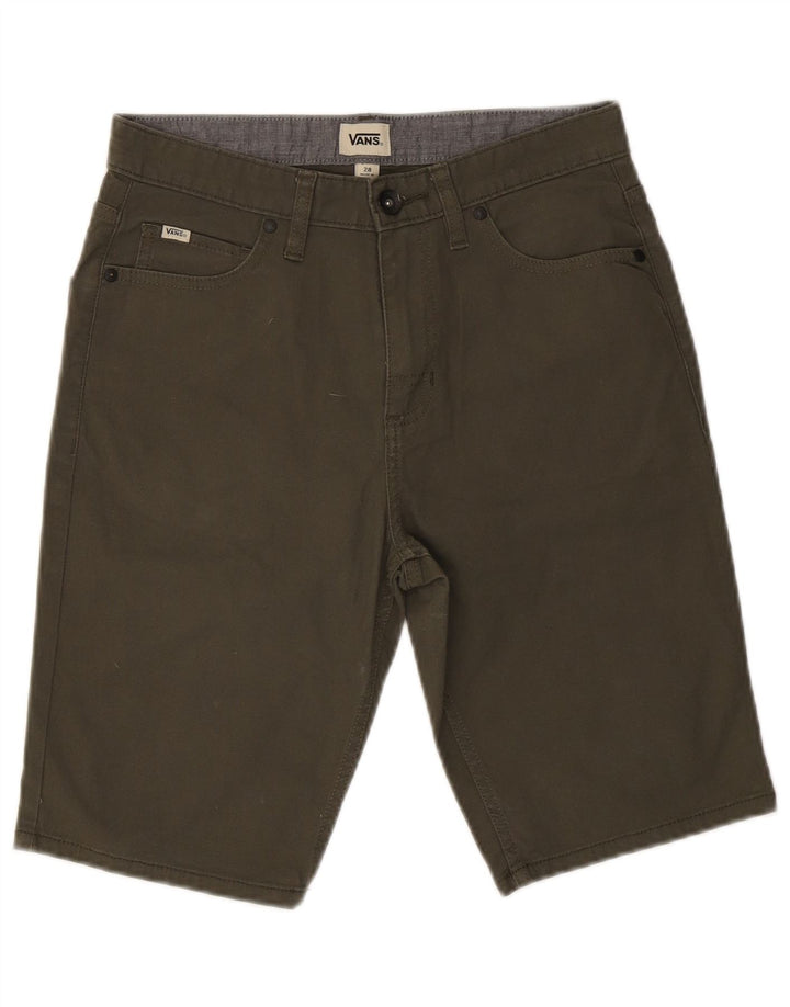 VANS Herren Freizeitshorts W28 Small Khaki Baumwolle