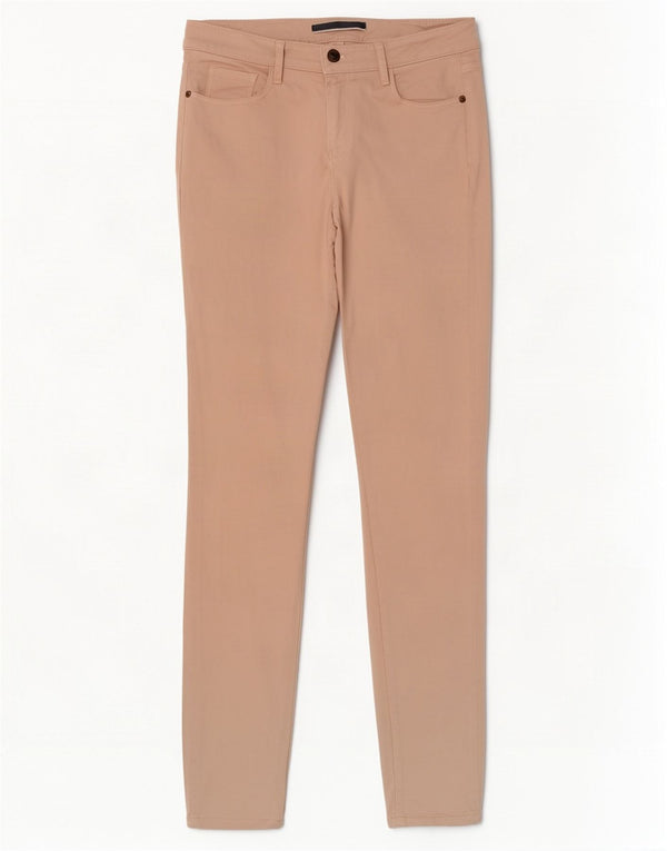 Massimo Dutti Damen Skinny Freizeithose EU 38 Small W28 L29 Rosa Baumwolle
