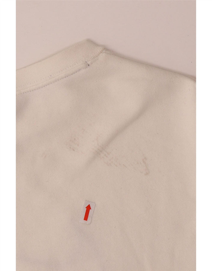 NIKE Herren-Sweatshirt mit lockerer Passform, Grafik, XS, weiße Baumwolle