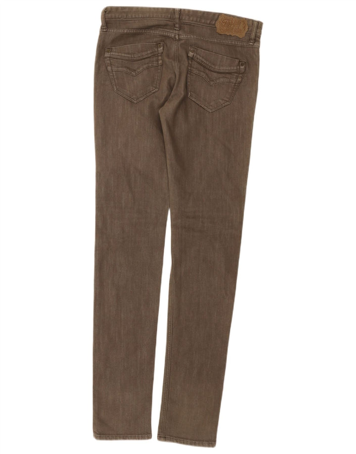 Replay Damen Skinny Jeans W30 L32 Graue Baumwolle