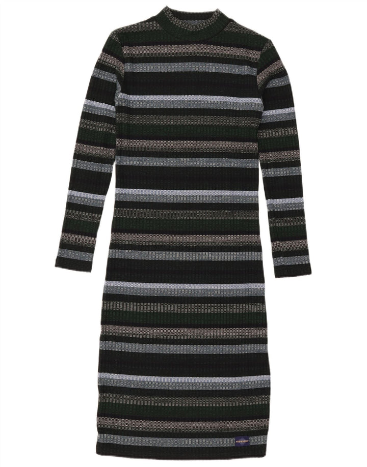 Superdry Damen Pulloverkleid UK 8 Small Mehrfarbig gestreift