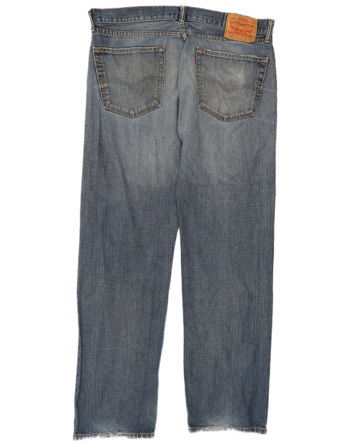 Levi's Herren 505 Straight Jeans W34 L32 Blaue Baumwolle