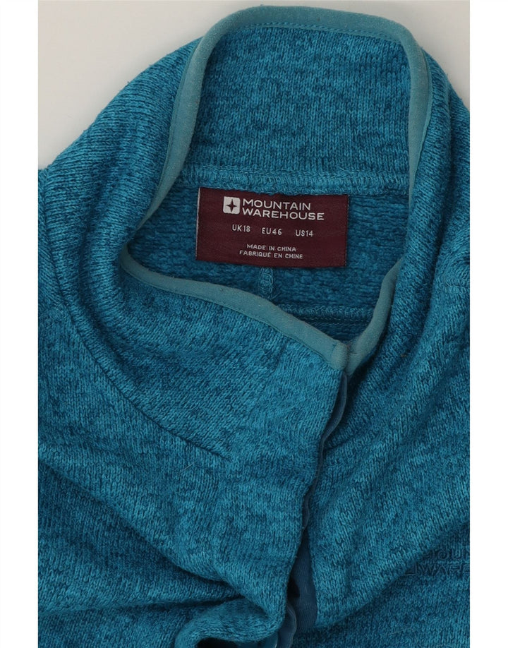 MOUNTAIN WAREHOUSE Damen Übergroßer Sweatshirt-Pullover UK 18 XL Blau