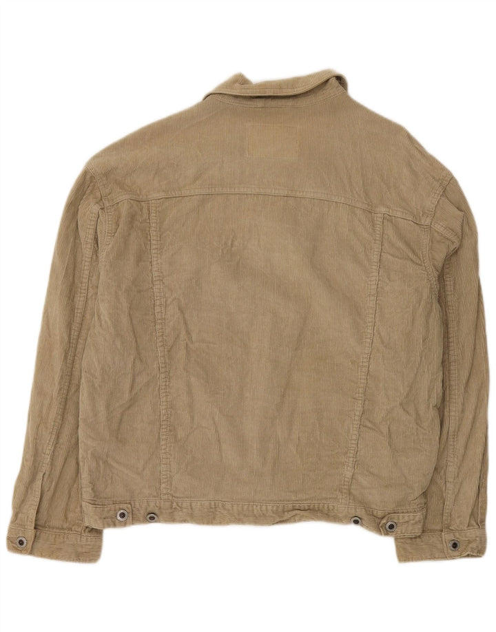 ARIZONA Herren Cordjacke UK 40 Large Beige Baumwolle