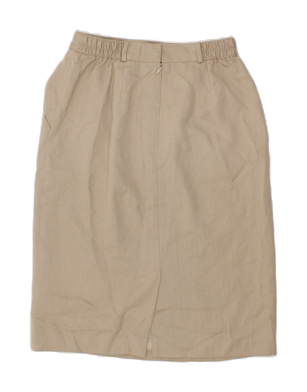 FAY Womens Pencil Skirt UK 12 Medium W28  Beige Polyester Vintage Fay and Second-Hand Fay from Messina Hembry 