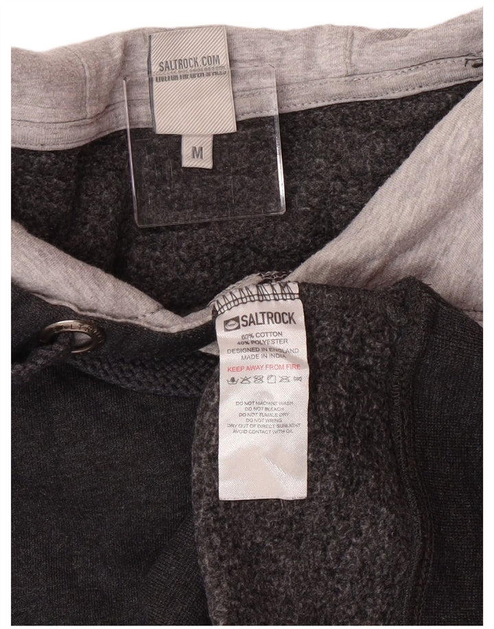 SALTROCK Herren-Kapuzenpullover aus mittelgrauer Baumwolle