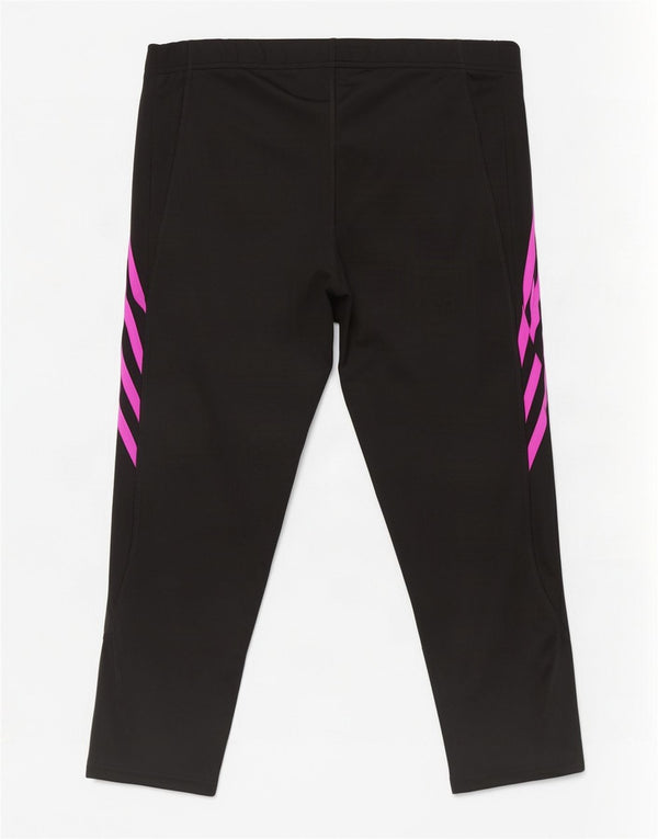Adidas Damen Capri-Leggings UK 12/14 Mittelschwarzes Polyester