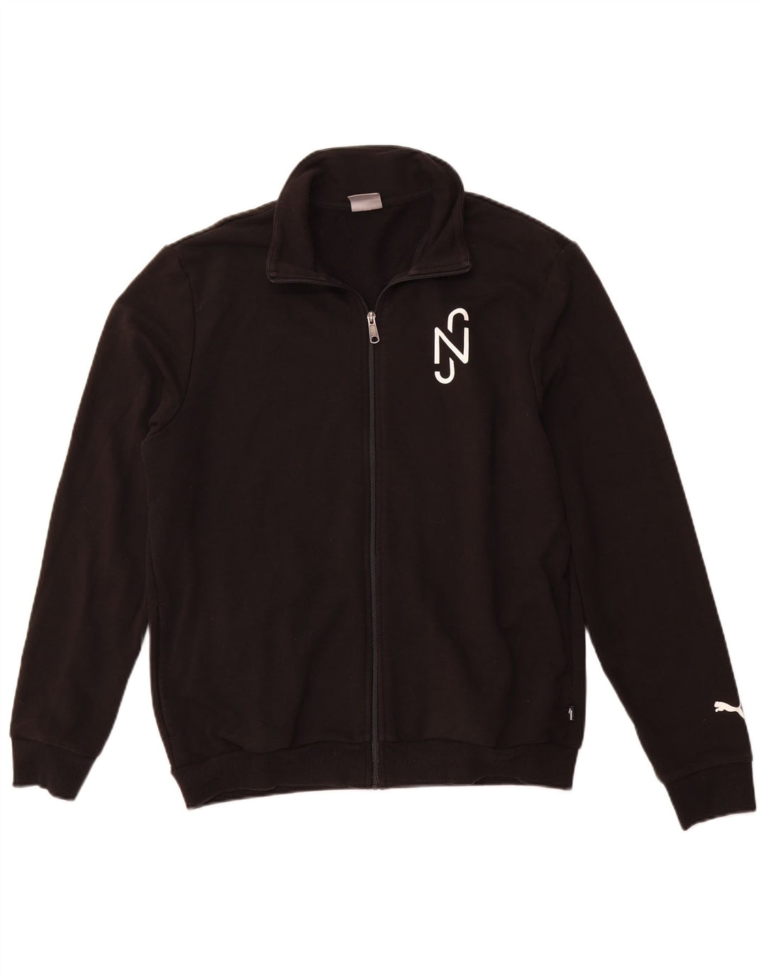 PUMA Herren Grafik-Trainingsanzug-Oberteil, Jacke, Größe L, Schwarz