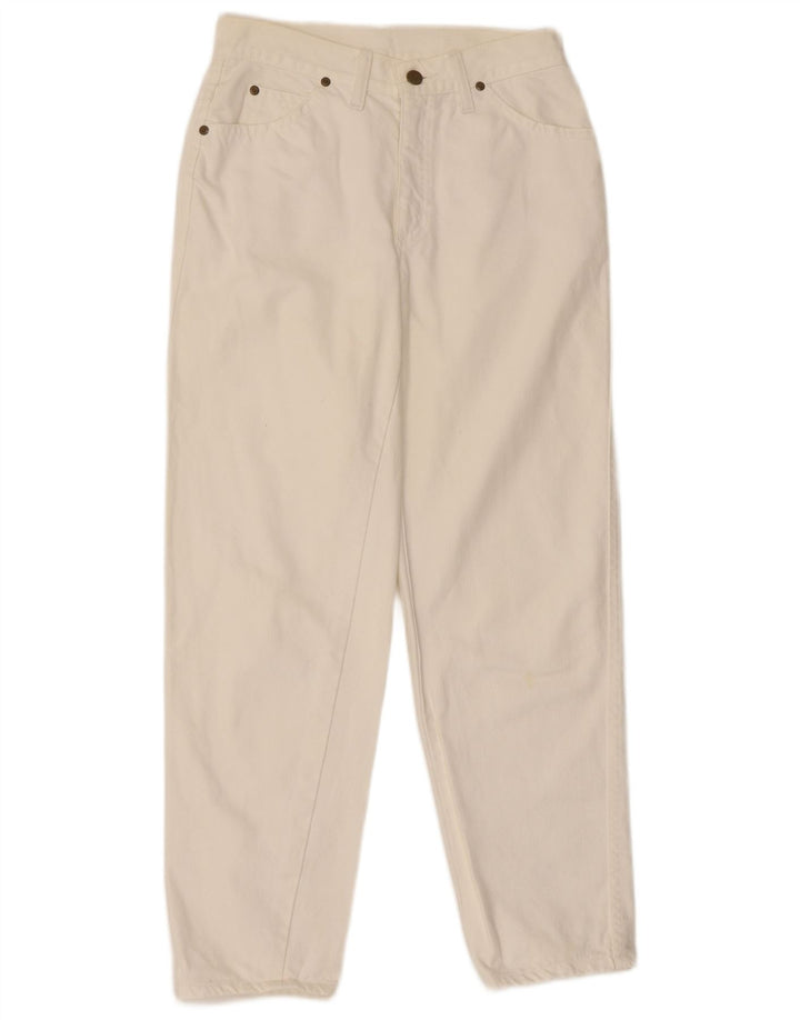 LEE Herren Tapered Jeans W29 L27 Weiße Baumwolle