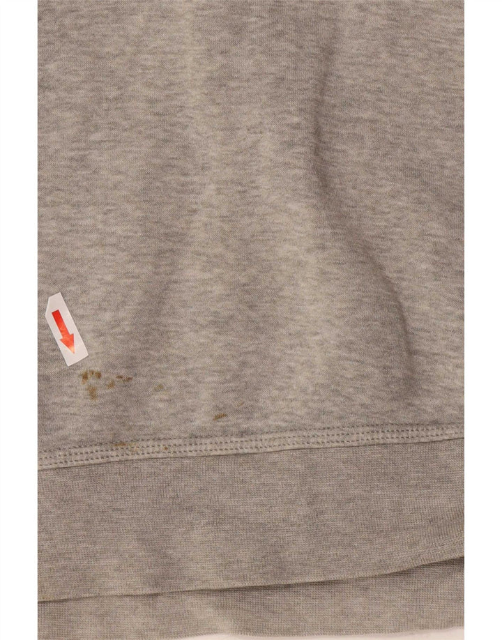 Nike Herren-Sweatshirt-Pullover, große grau gefleckte Baumwolle