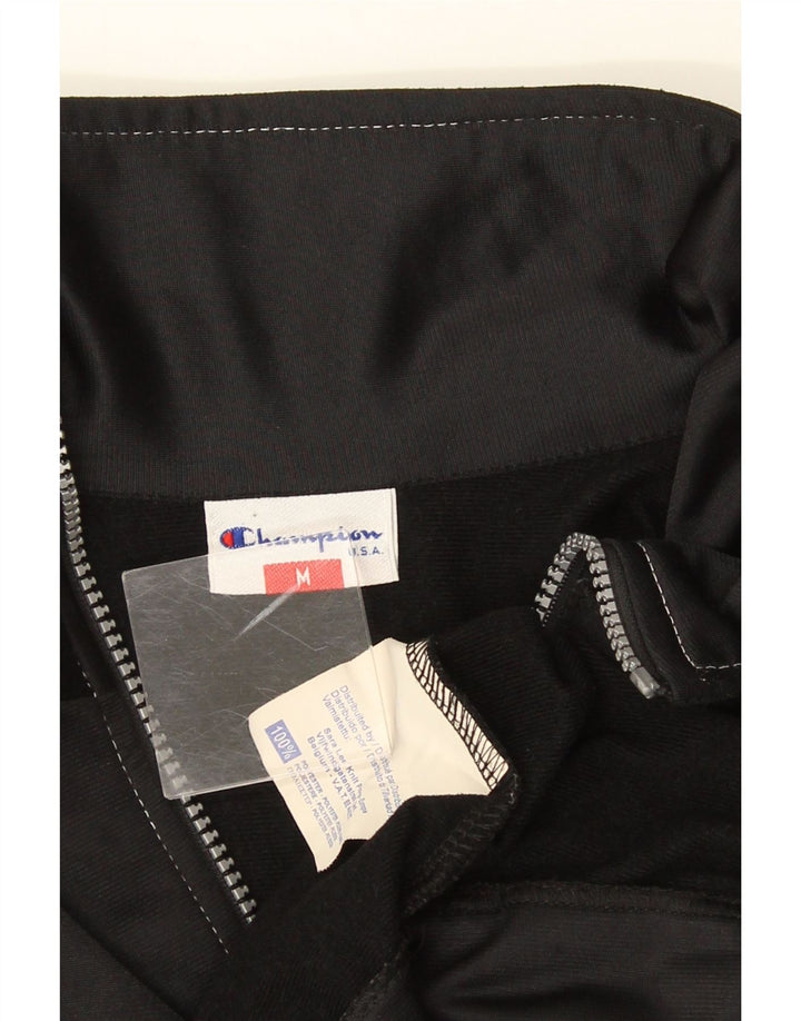 Champion Herren-Trainingsanzugoberteil mit Grafik, Mittelschwarzes Polyester