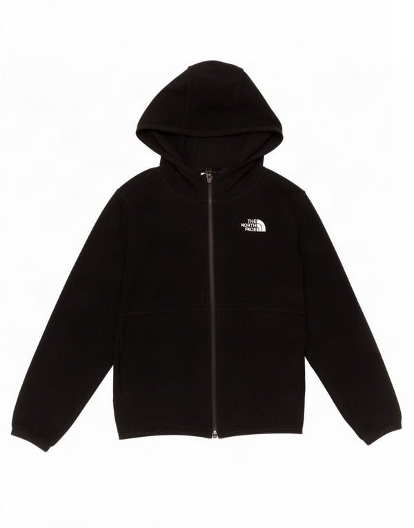 The North Face Mädchen-Fleecejacke mit Kapuze, 5–6 Jahre, schwarzes Polyester