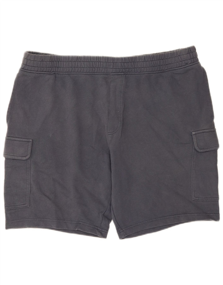 Marks & Spencer Herren-Sportshorts mit normaler Passform, XL, graue Baumwolle