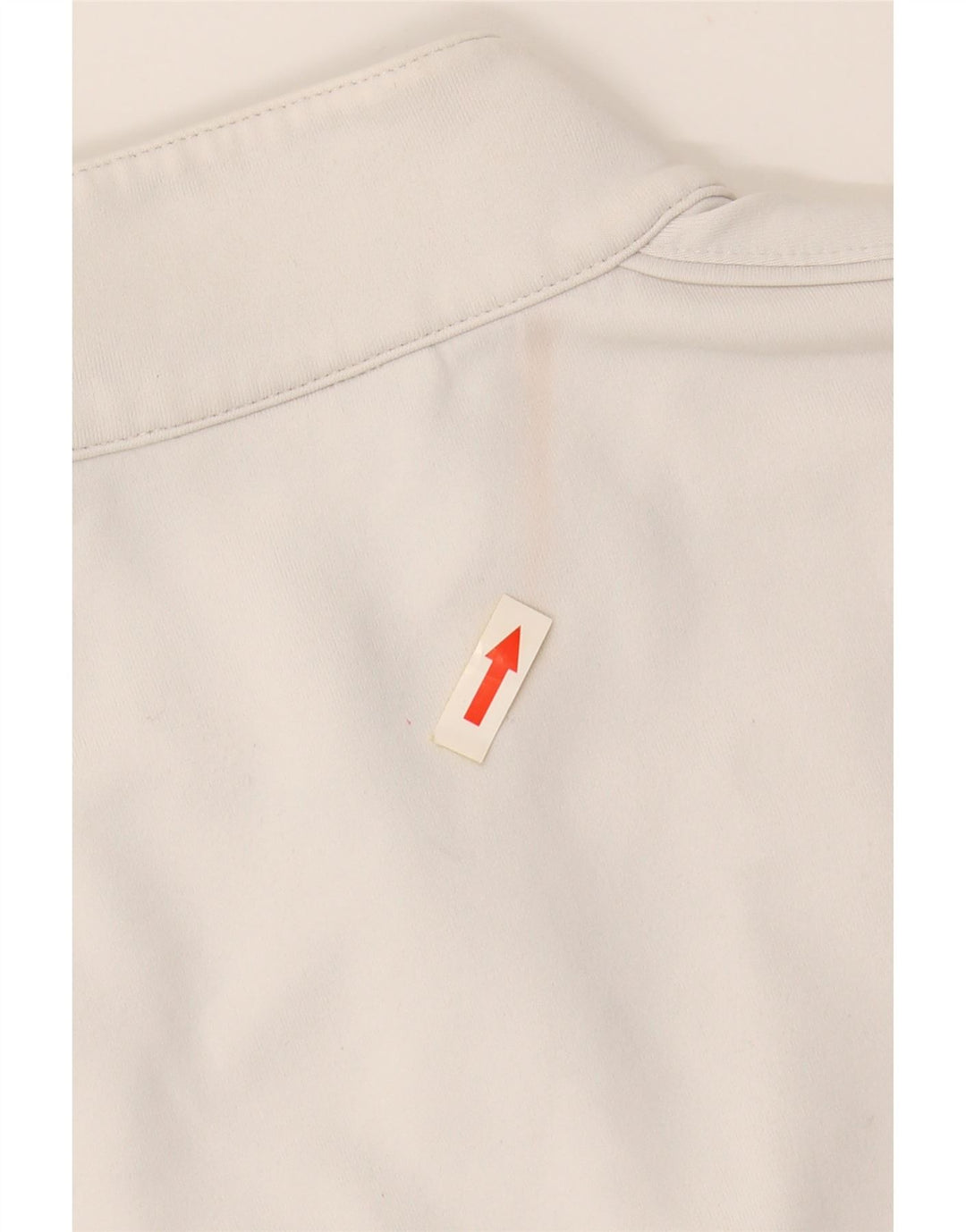 ASICS Damen-Trainingsanzug-Top-Jacke, UK 14, großes weißes Polyamid