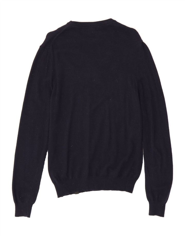 COLMAR Mens Originals Crew Neck Jumper Sweater Medium Navy Blue Polyamide Vintage Colmar and Second-Hand Colmar from Messina Hembry 