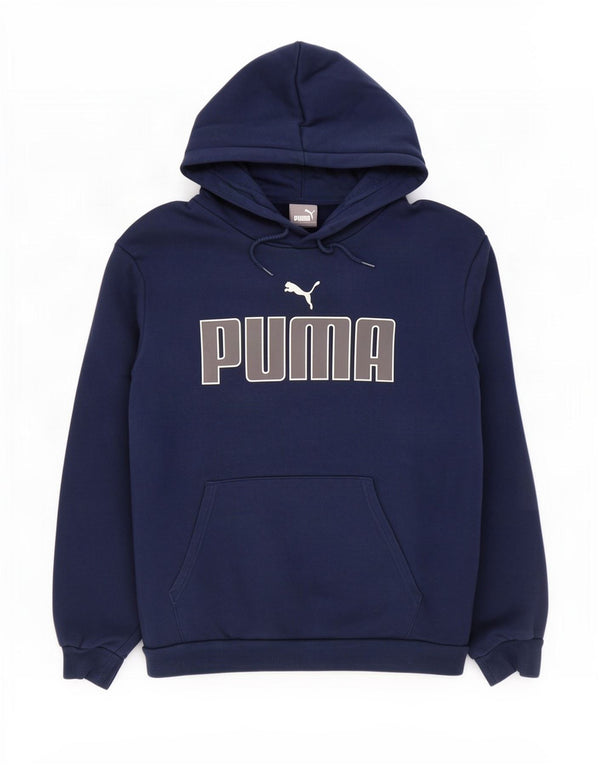 Puma Herren Graphic Hoodie Pullover 3XL Marineblau Baumwolle