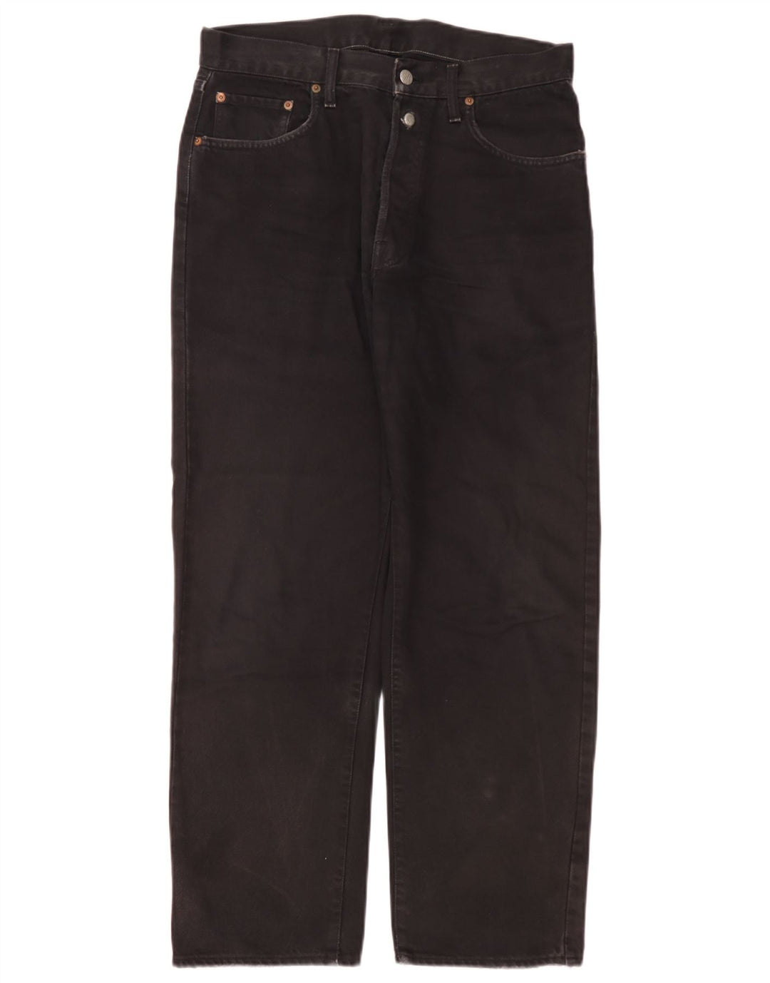 Replay Herren Straight Jeans W33 L30 Schwarz
