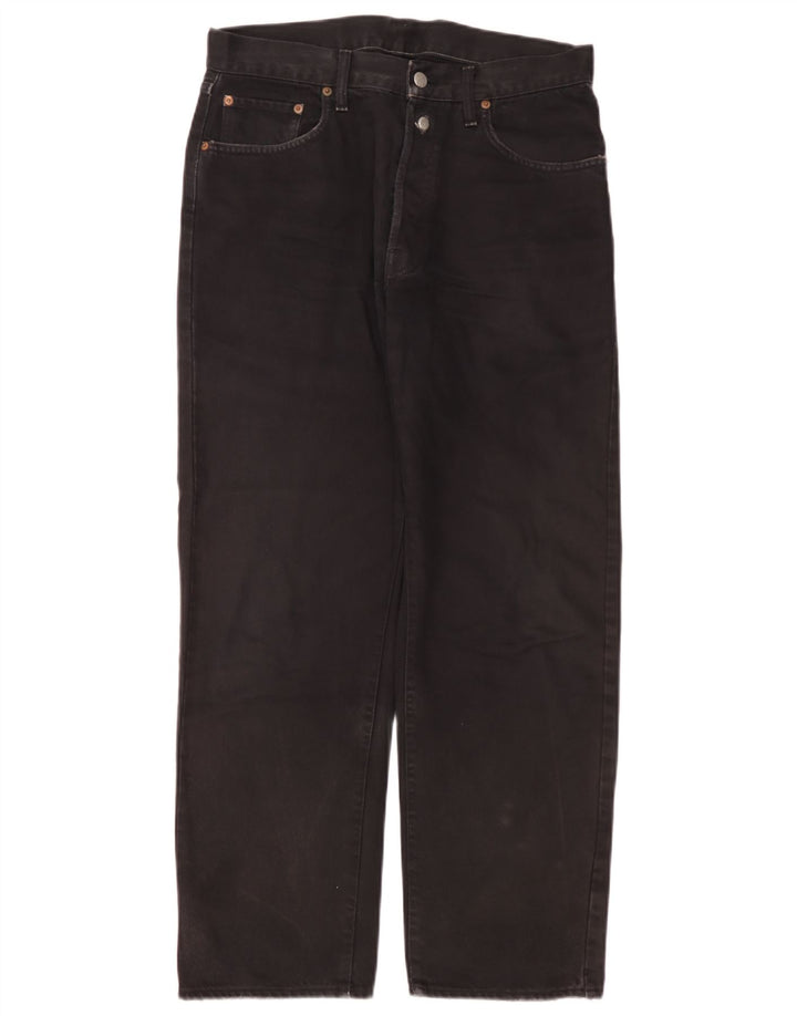 Replay Herren Straight Jeans W33 L30 Schwarz