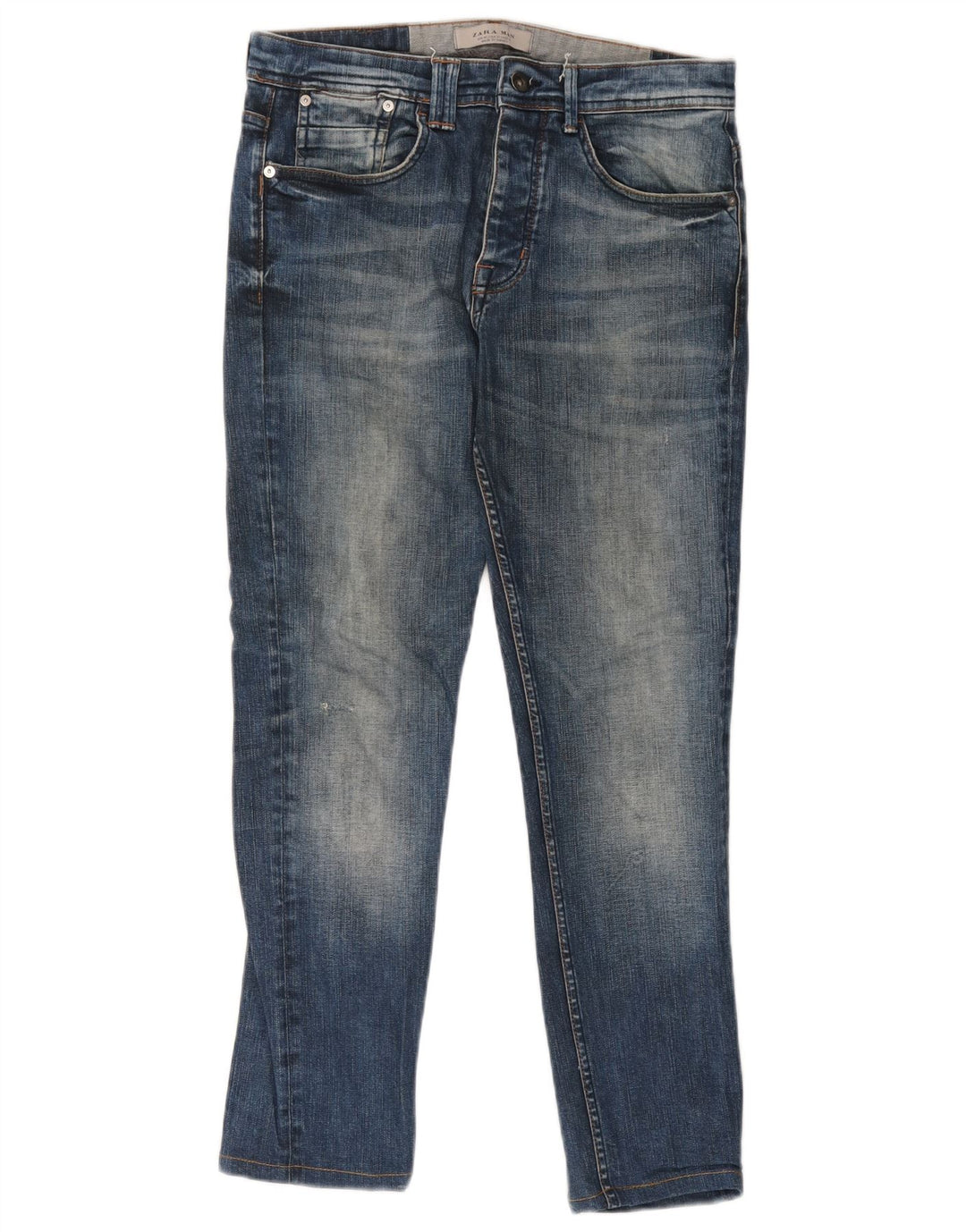 Zara Herren Skinny Jeans EU 40 Medium W31 L27 Blau