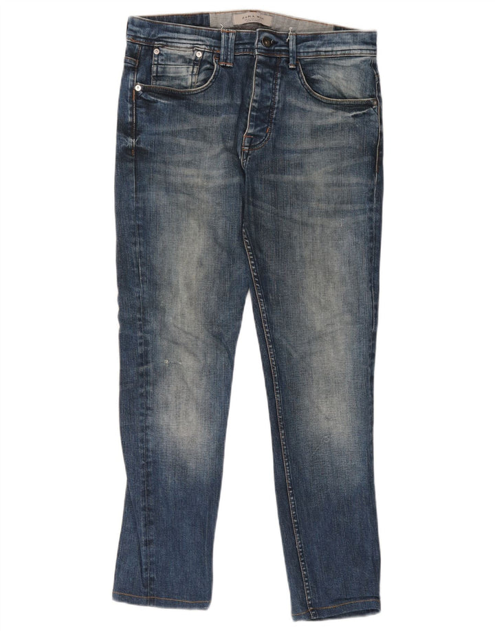 Zara Herren Skinny Jeans EU 40 Medium W31 L27 Blau