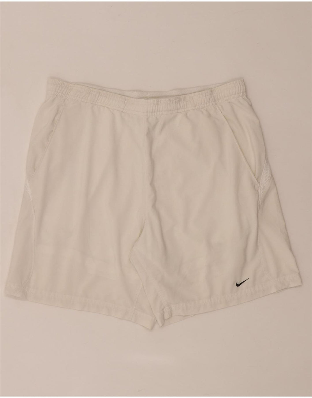 Nike Herren Fit Dry Sport Shorts Mittelweißes Polyester