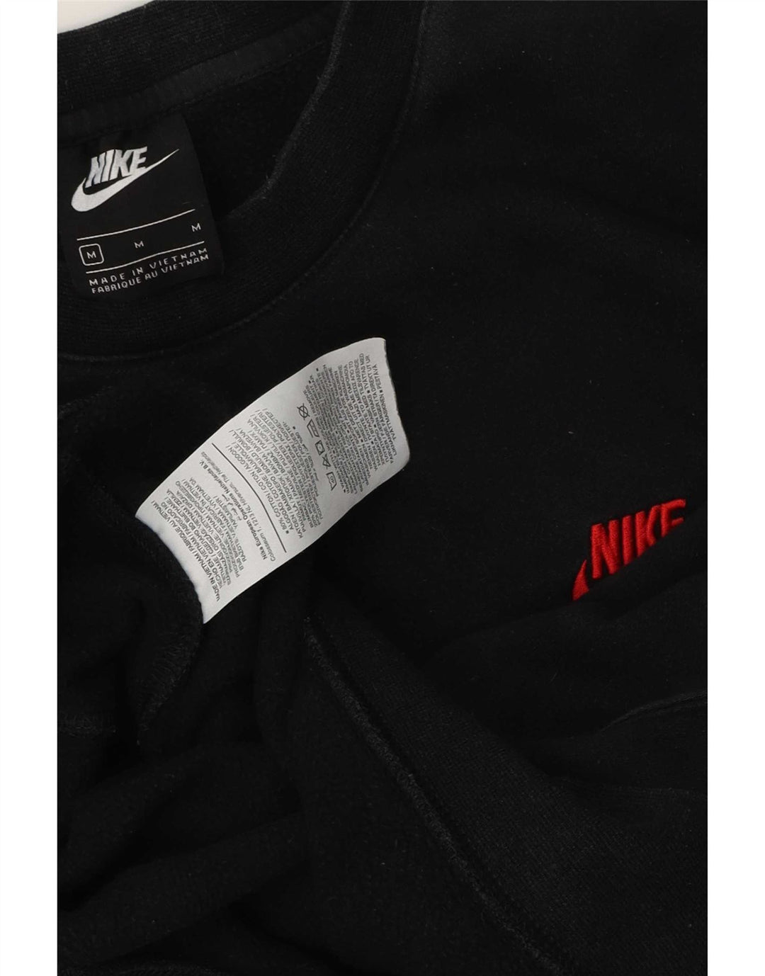 Nike Herren-Sweatshirt-Pullover, mittelschwarz, Baumwolle