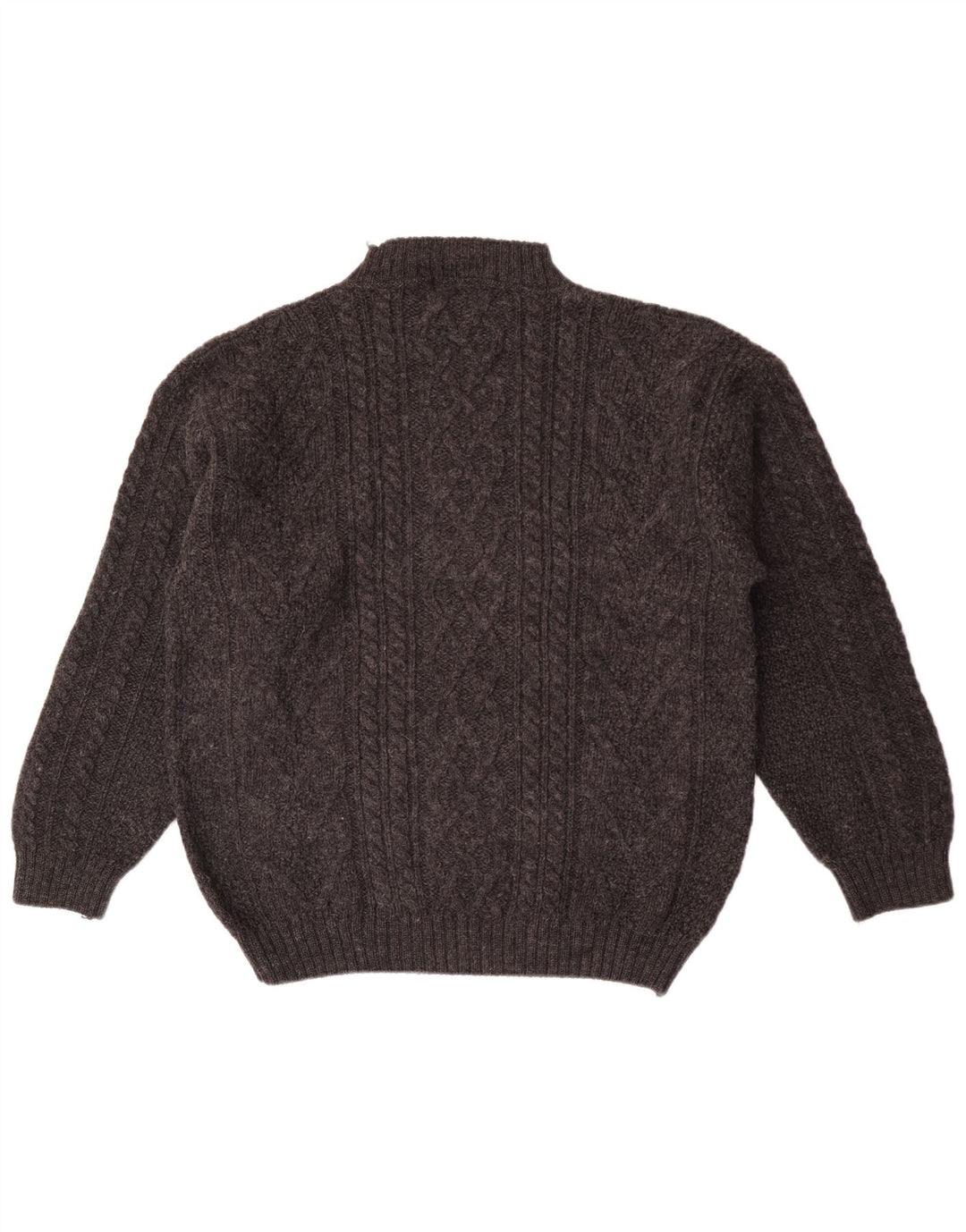 Principles Herren-Pullover mit Rollkragen, groß, aus grauer Wolle