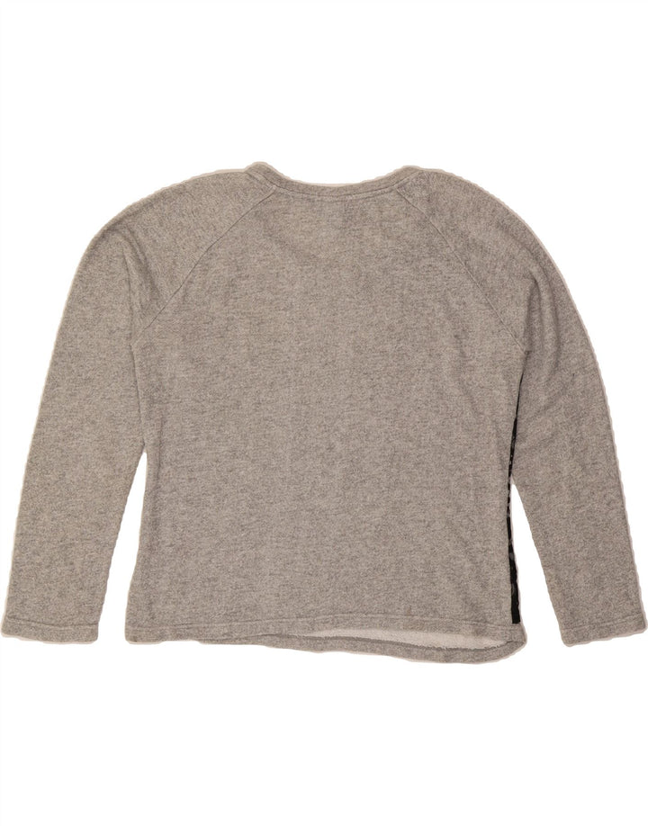 MOSSIMO Womens Top Long Sleeve UK 18 XL Grey Paisley Cotton Vintage Mossimo and Second-Hand Mossimo from Messina Hembry 