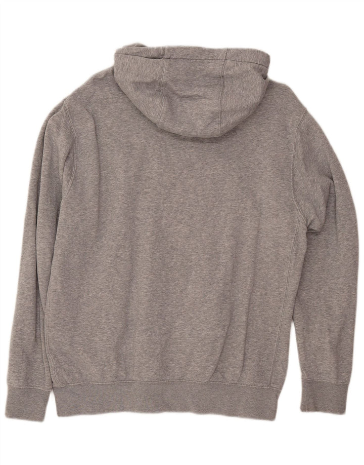 Nike Herren-Kapuzenpullover mit Grafik, mittelgraue Baumwolle