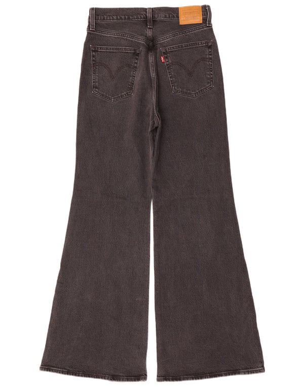 Levi's Damen Ribcage Bell Jeans mit hoher Taille und weitem Bein, W29 L32, graue Baumwolle