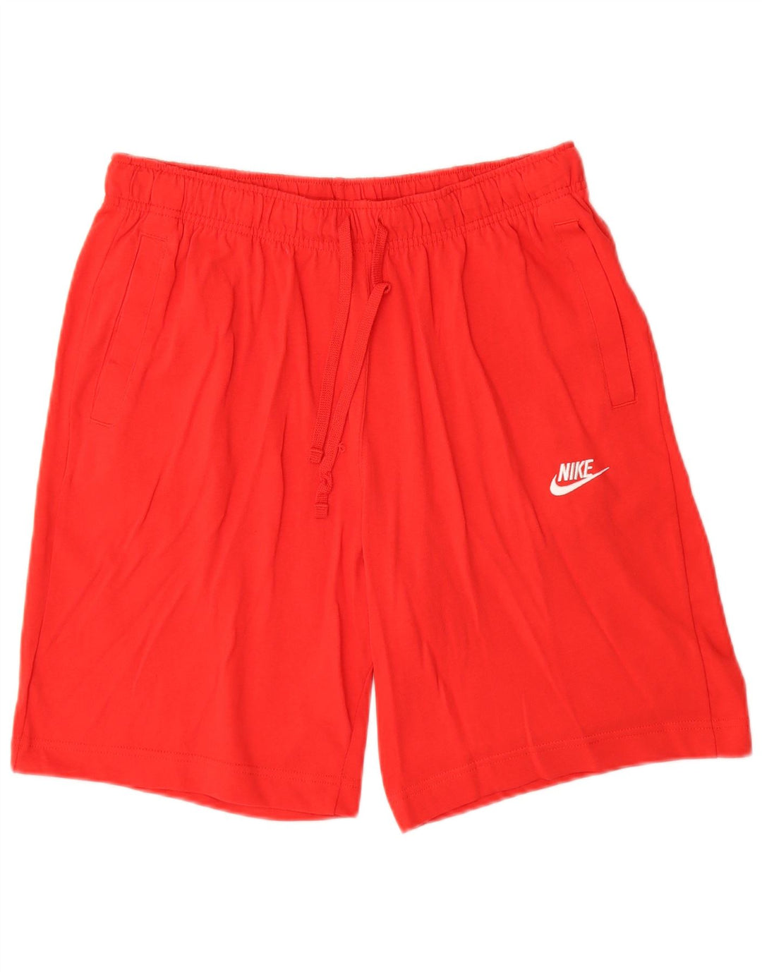 Nike Herren-Sportshorts, groß, aus roter Baumwolle