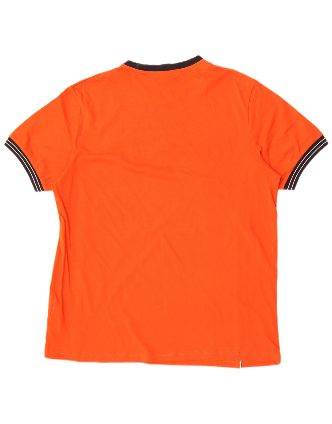 Ellesse Herren T-Shirt Top Large Orange Baumwolle