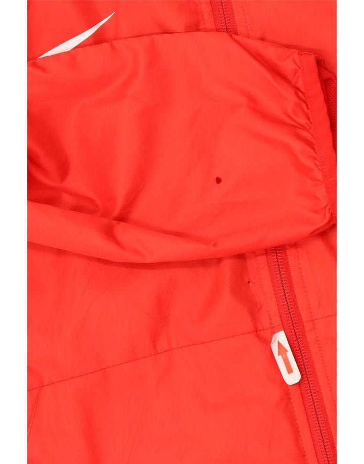 Nike Herren-Regenjacke mit Kapuze, UK 40, Größe L, Rot, Polyester