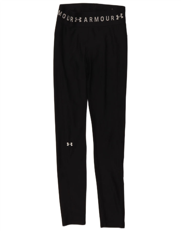 Under Armour Damen-Kompressions-Leggings mit Grafik, UK 10, Größe S, Schwarz, Sport