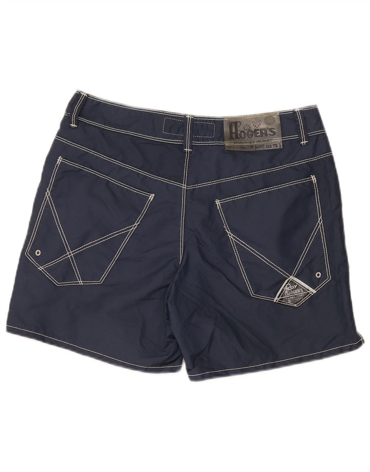 Roy Rogers Herren Seven Bell Badeshorts Mittelblaues Polyamid
