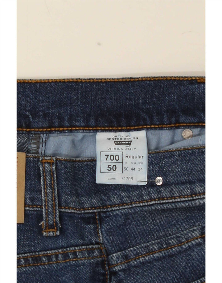 Carrera Herren 700 Straight Jeans W34 L30 Blaue Baumwolle